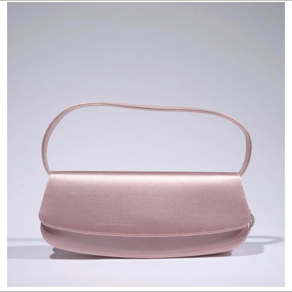 Christian Dior Sleep Satin Bag With DIOR Keychain